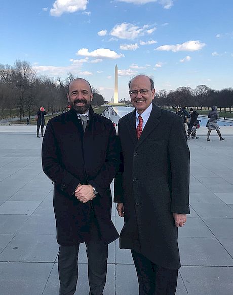 The Legal Counsel, Mr. Serpa Soares and his Deputy, Assistant Secretary-General for Legal Affairs, Mr. Stephen Mathias, in Washington, D.C.